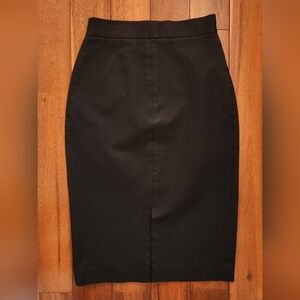 Banana Republic Elegant Black Pencil Skirt